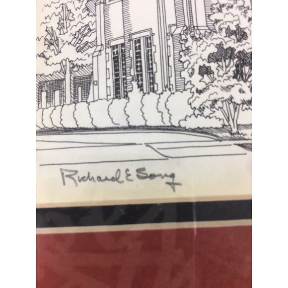 St Louis Landmarks Brewery University High School Signed Prints Richard E. Long - Picture 5 of 7